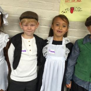 Year 2 have been enjoying Victorian Day today!